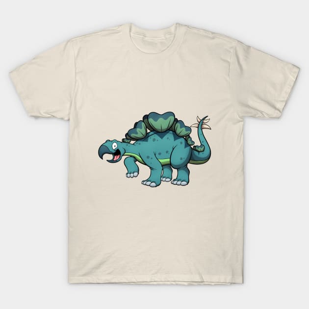 Stegosaurus T-Shirt by TheMaskedTooner